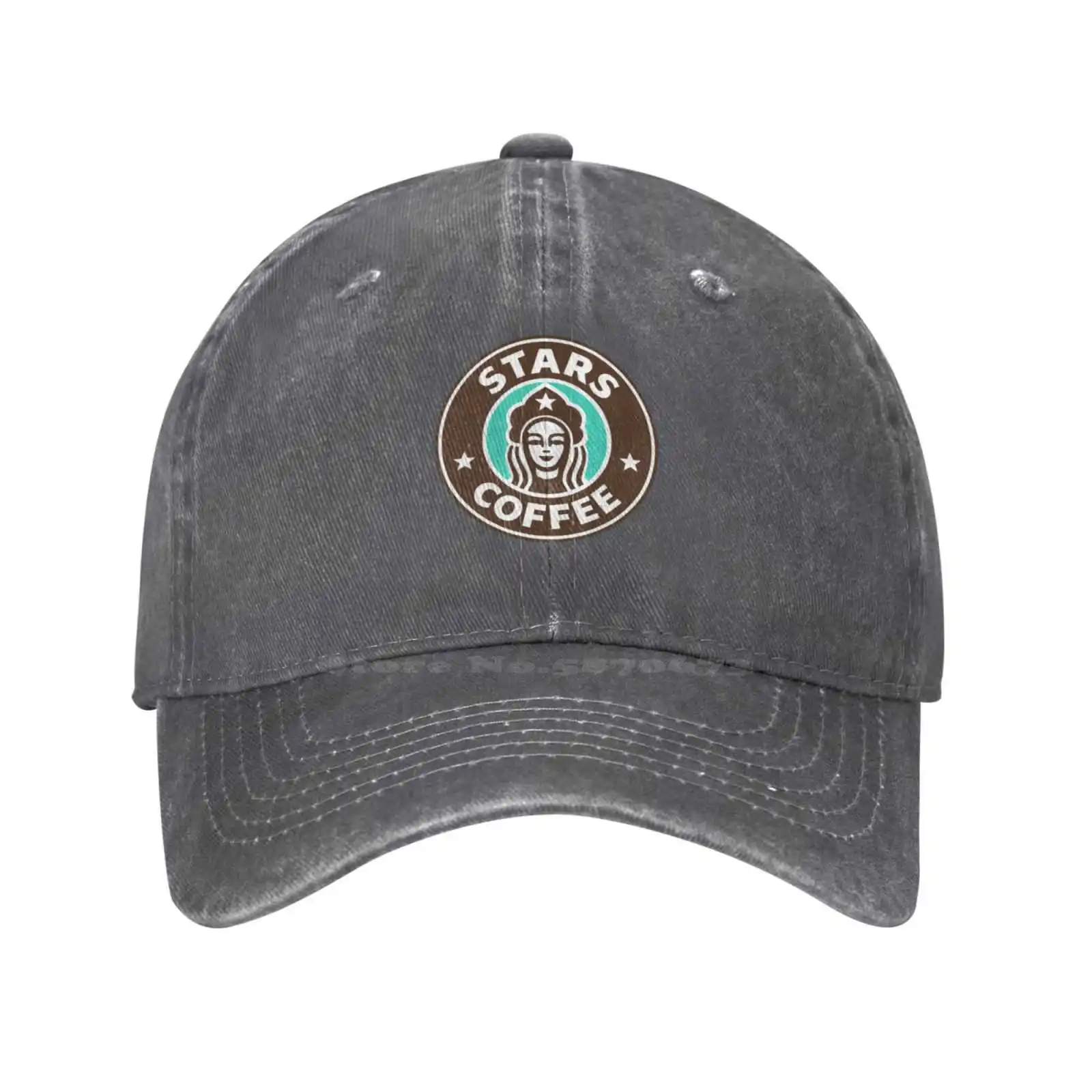 

Stars Coffee Logo Printed Graphic Brand Logo High-quality Denim cap Knitted hat Baseball cap