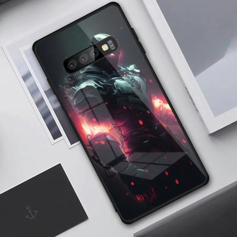 Стеклянный чехол для телефона SWAT Warrior Soldier Samung S23 S22 S21 Pro Ultra A13 A33 A53 NOTE 20