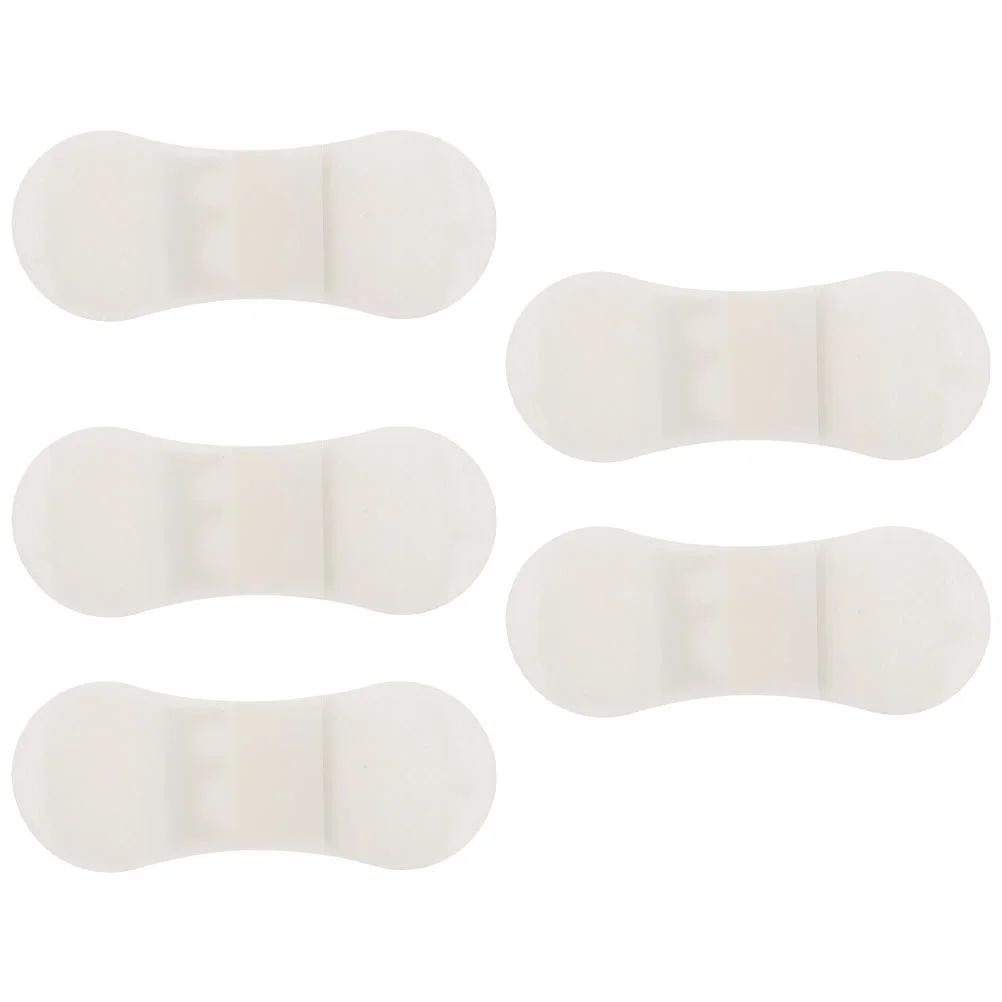 

5pcs Portable Catheter Leg Stickers Creative Catheter Fixing Bands (Beige)