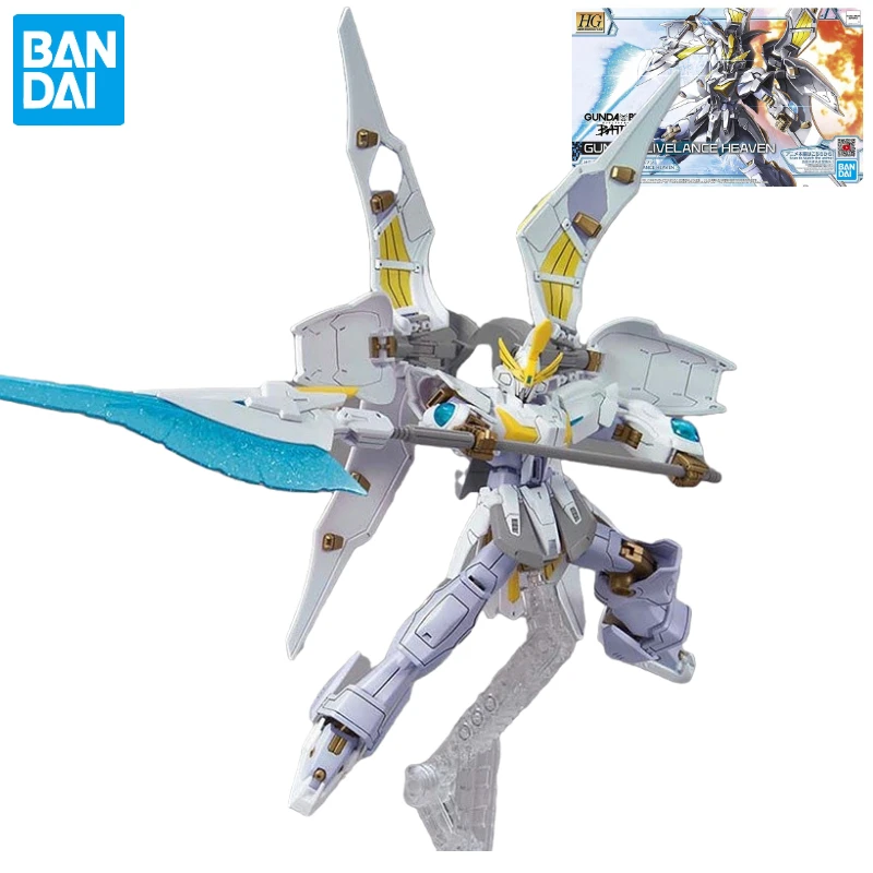 

Bandai собранная модель Gundam HG 1/144, небесный пистолет, разрушитель, битва, записывающие игрушки, фигурки, подарки, украшения, коллекционные предм...