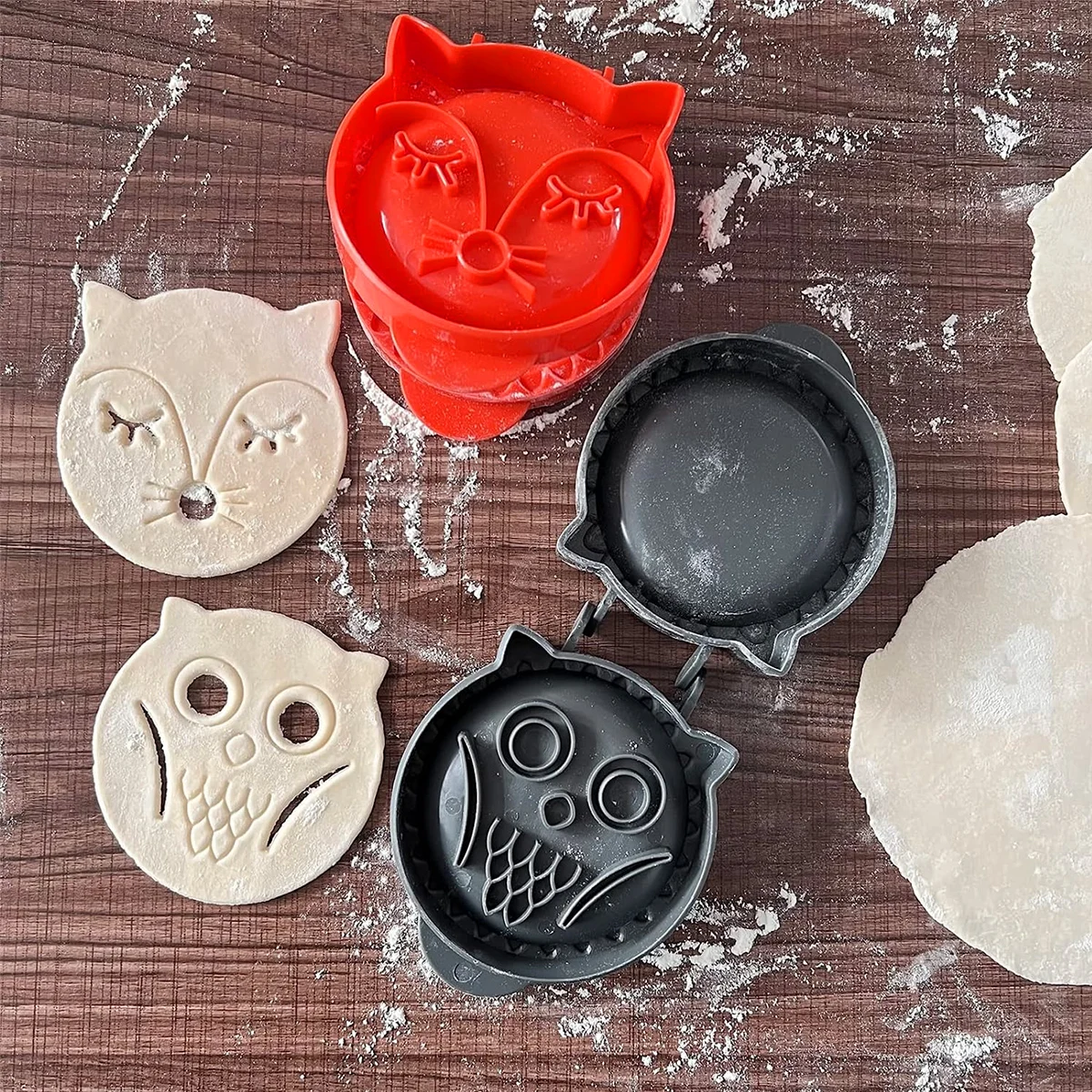 

2 упаковки, мини-ручка в виде лисы и совы