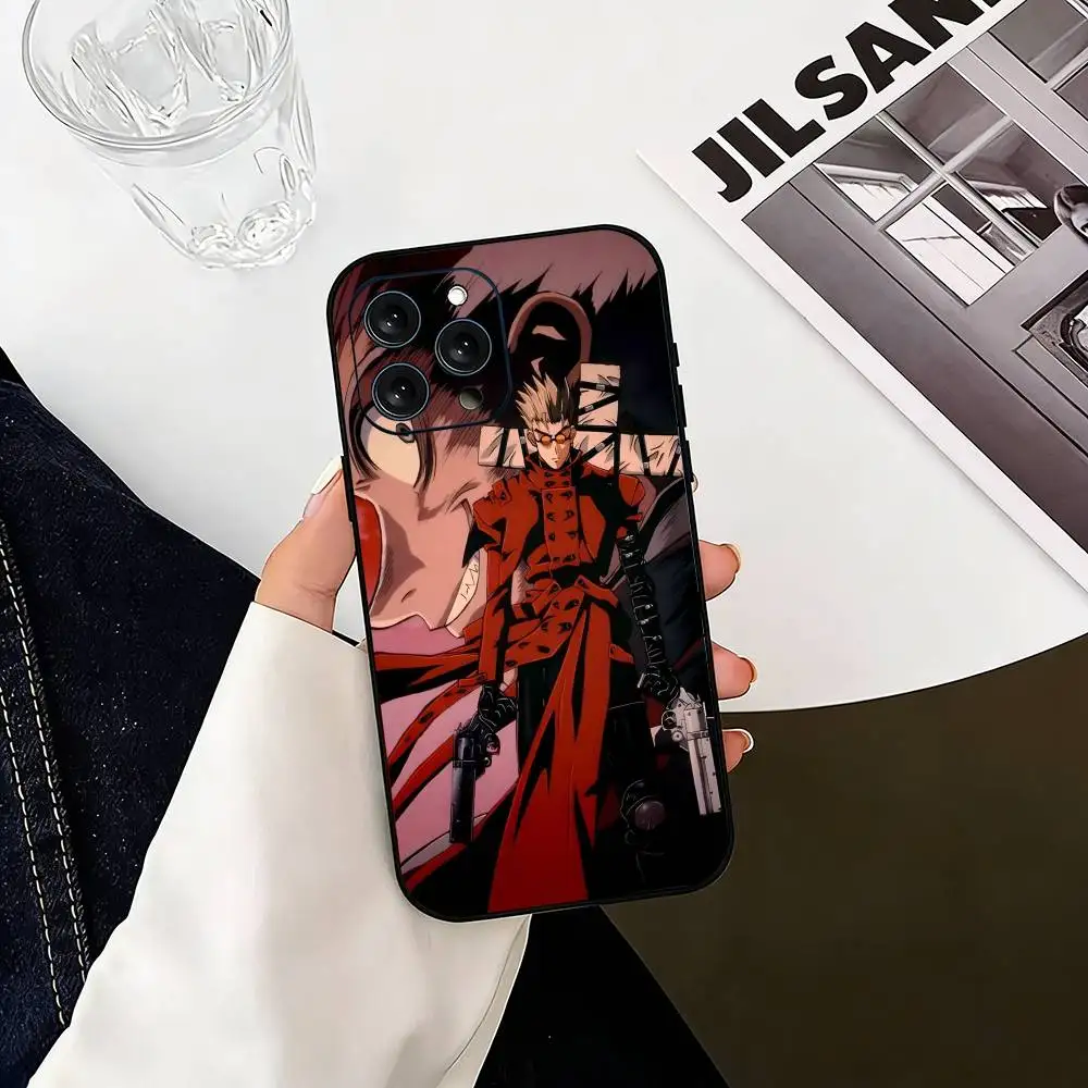 Мягкий силиконовый чехол для телефона с аниме-дизайном C-Cool Trigun Stampede для iPhone 17 16 15 14 13 12 11 X XR Plus Pro Max Plus (art.: 3920d99eb1000) - 3920d99eb1000