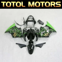 motorcycle fairings kit fit for zx 6r 2000 2001 2002 636 ninja new bodywork set high quality abs injection green black
