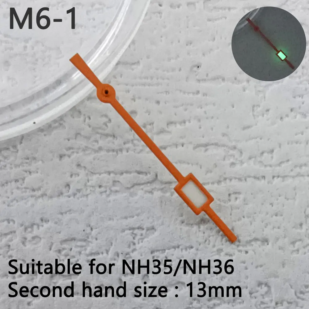 13 мм стрелки часов nh h 35 nh36 зеленые светящиеся пуанты аксессуары для запасные