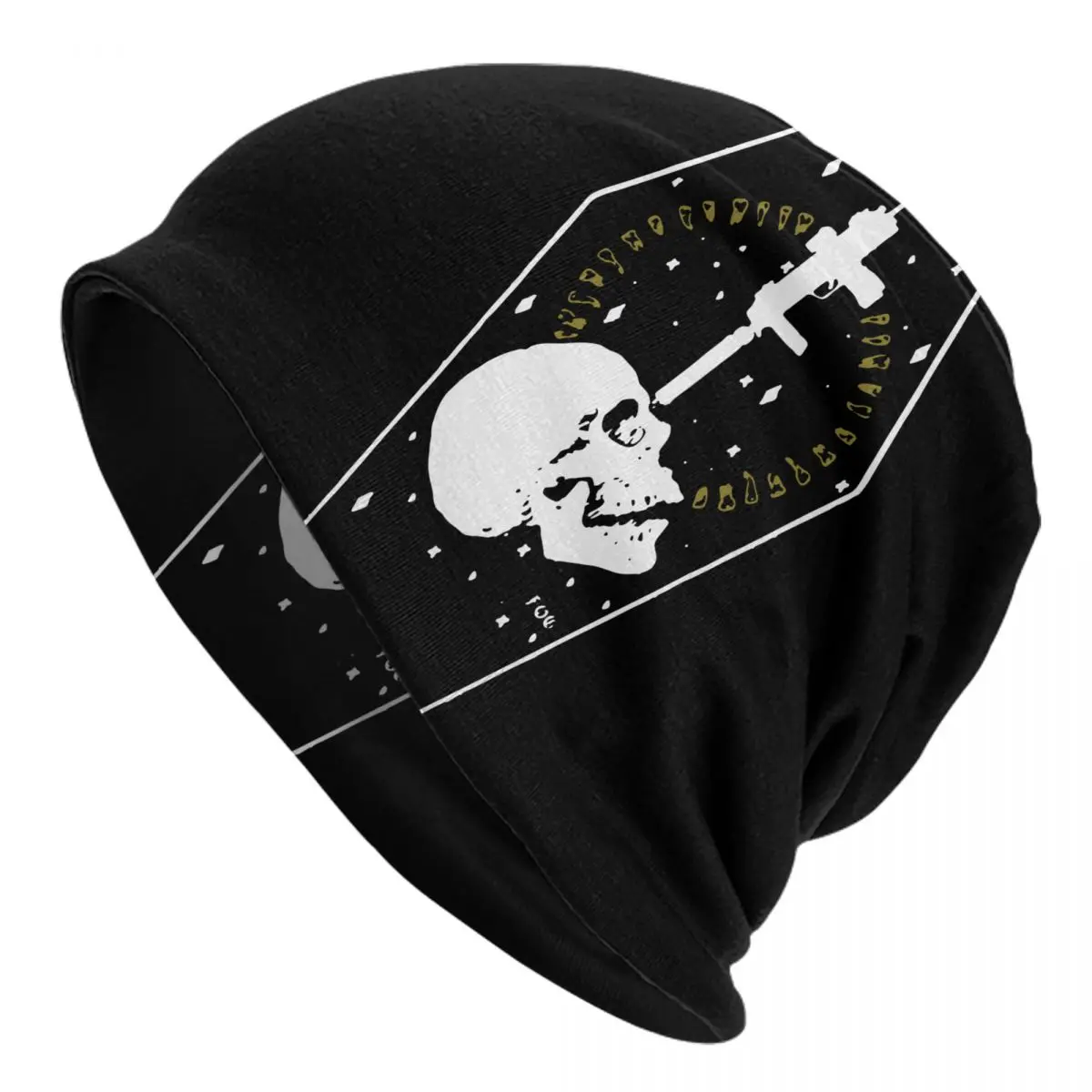 

FOG Coffin Trap Bonnet Hat Knitted Hat Hip Hop Street Forward Observations Group Skullies Beanies Hats Men's Warm Dual-use Cap