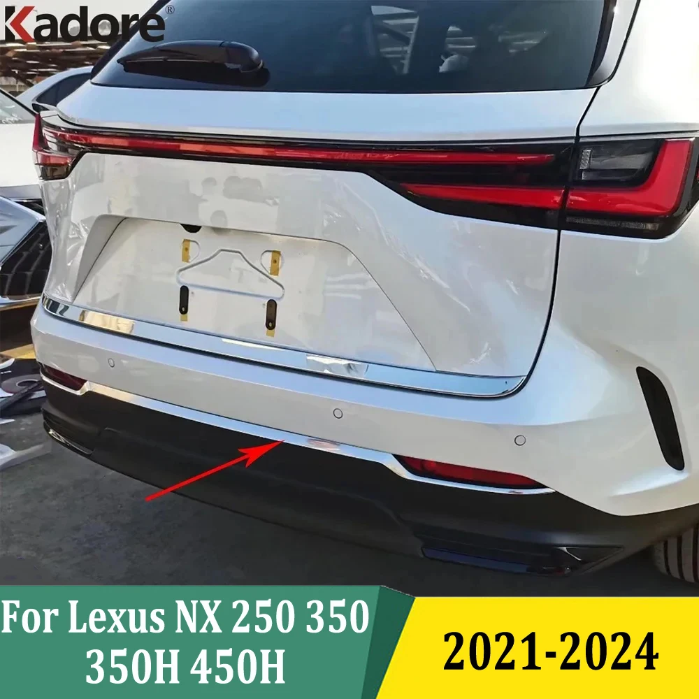 Хромированная лента на Нижний Бампер для Lexus NX 250 350 350H 450H 2021-2024 протектор крышки