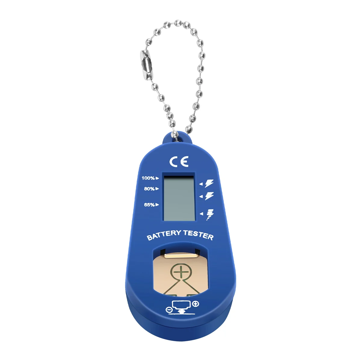 Тестер батареи кнопок портативный карманный брелок для ключей и тестер проверки