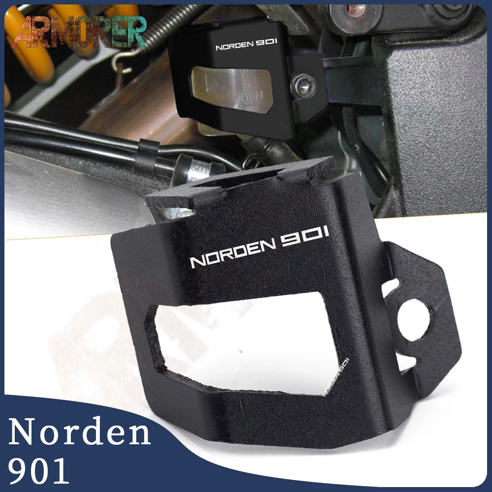 

Norden 901 Rear Brake Fluid Reservoir Guard Cover Protection Motorcycle Accessories For Norden901 2022 2023