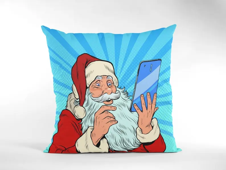 Рождественская декоративная диванная подушка Новогоднее украшение для