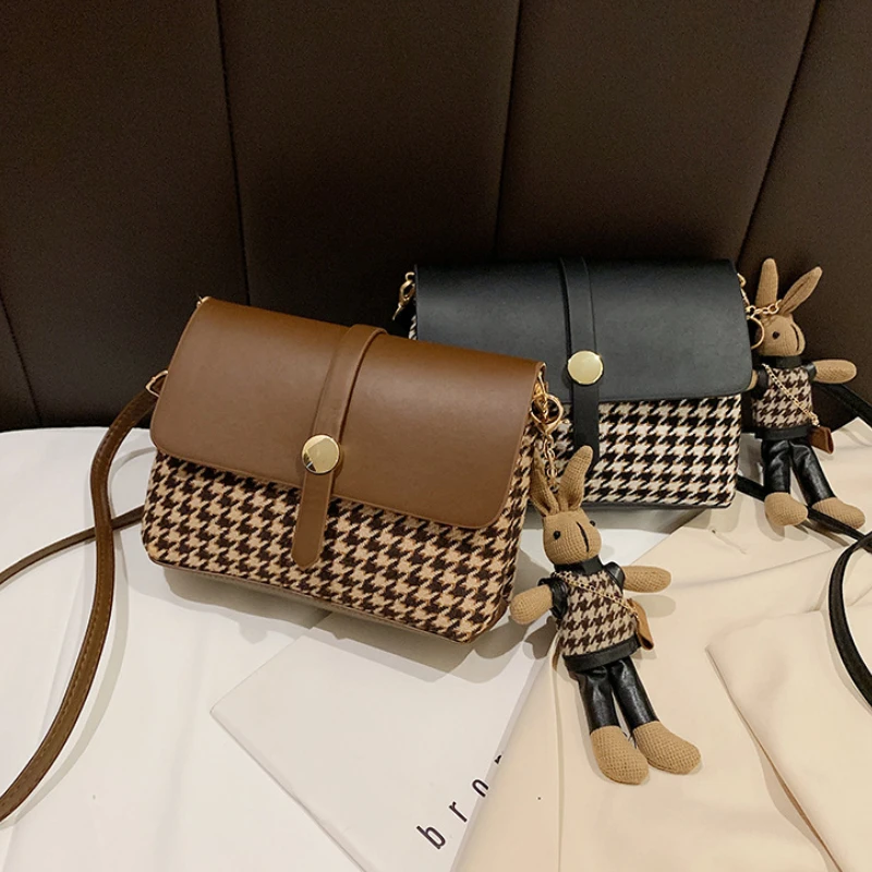 

2023 Deluxe and High-quality Qianniao Bag Women's Autumn and Winter Fashion One Shoulder Small Square Bag Bolsos Para Mujer