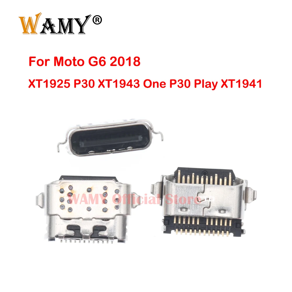 

2-10 шт., USB-порты для зарядки MOTOROLA 1S Moto One/ G6 2018