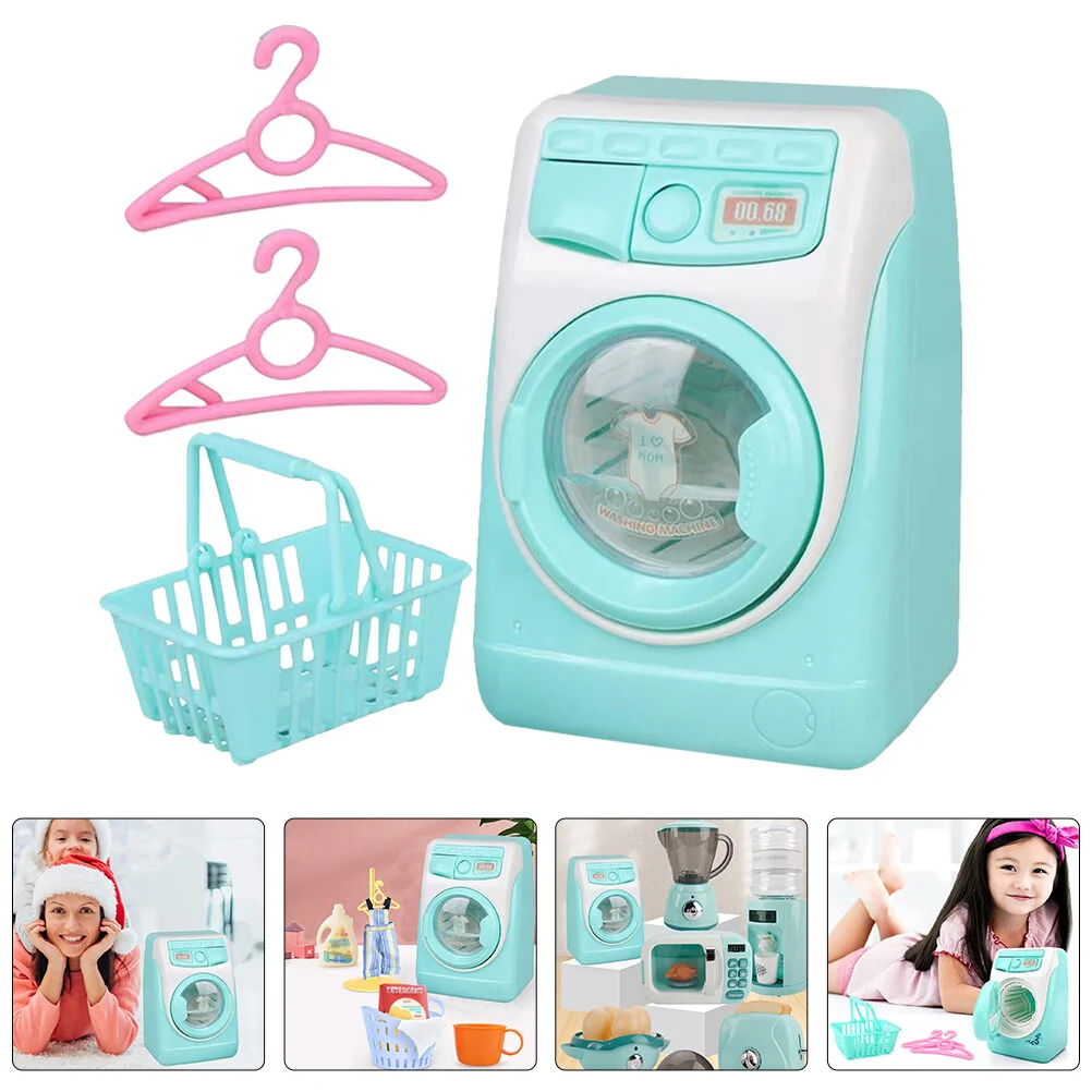 

Small Washing Machine Pretend Toy Toys Educational Plaything Household Appliance