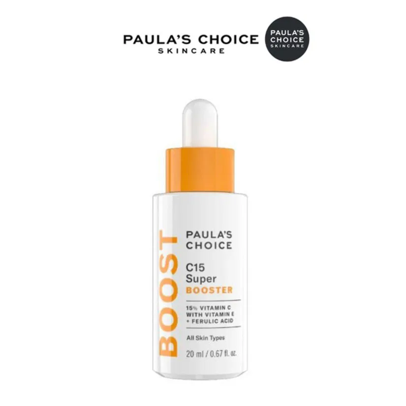 

Paula's Choice BOOST C15 Super Booster 15% Vitamin C Serum with Vitamin E & Ferulic Acid Brightening For All Skin Types 20ml