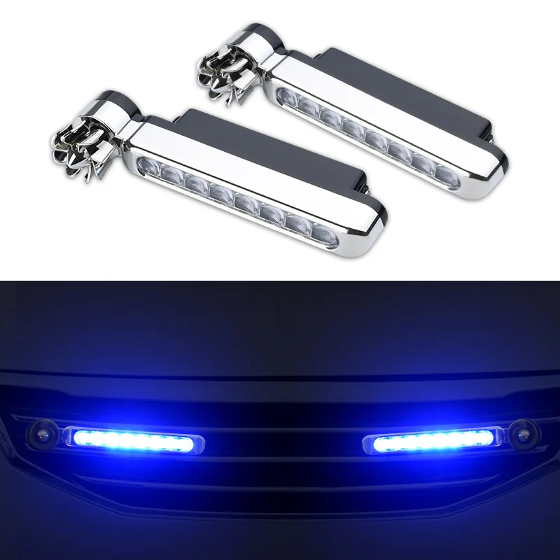 

Wind Energy Daytime Running Light 8 Brightness LED Lamp Strip RGB Motorcycle Stying Car Atmosphere Decorative Lights
