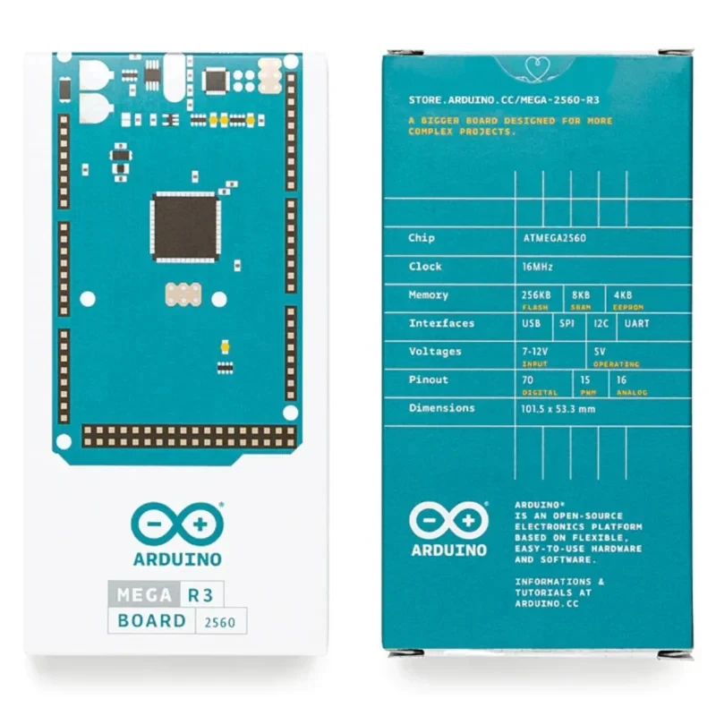 Плата разработки Mega 2560 Rev3 A000067 ATmega2560, импортированная из Италии, новая, оригинальная (art.: 3920db8c8fa98) - 3920db8c8fa98