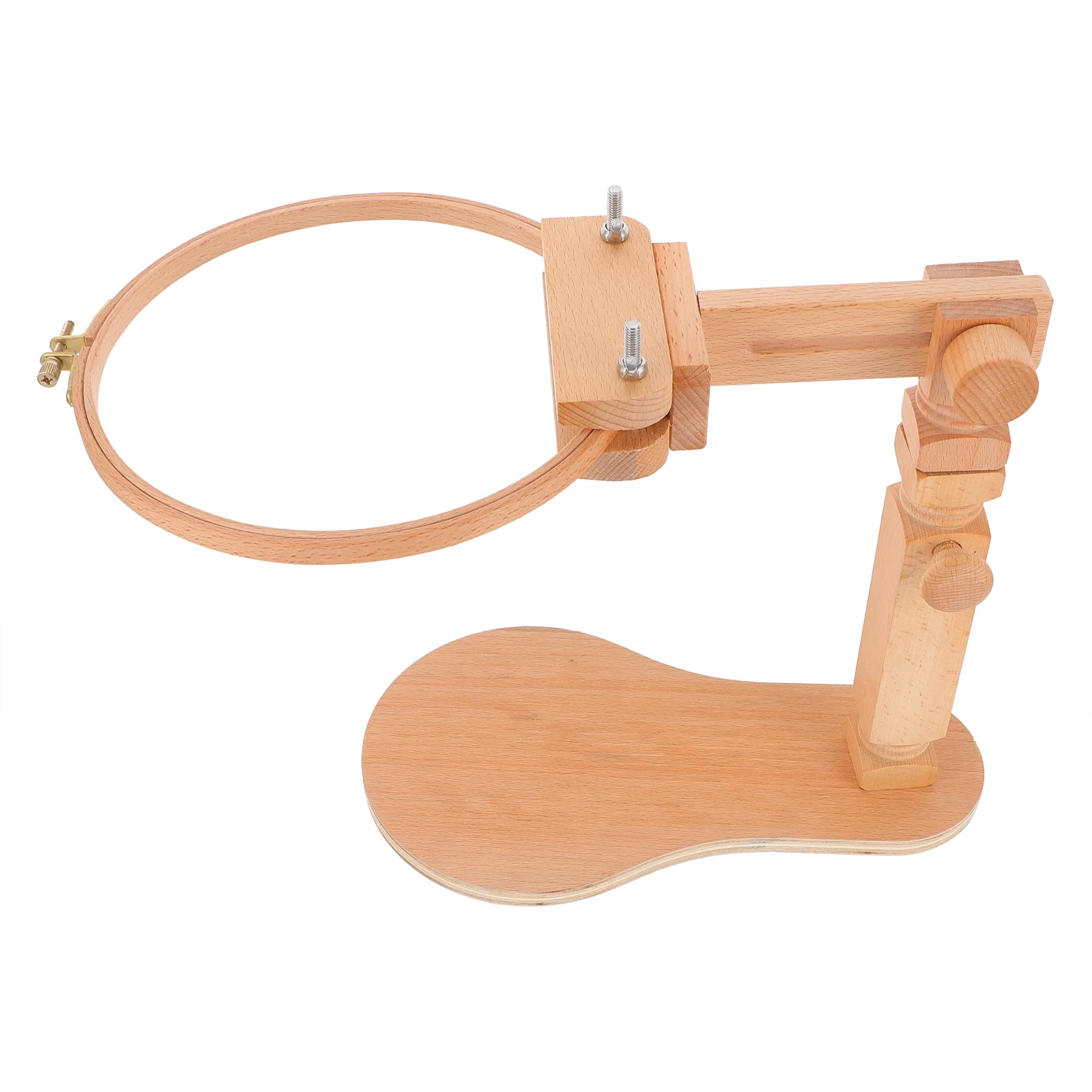 

Embroidery Frame Cross Stitch Hoops Ring Crochet Hook Multipurpose Round Beech Rings Hooks Plastic