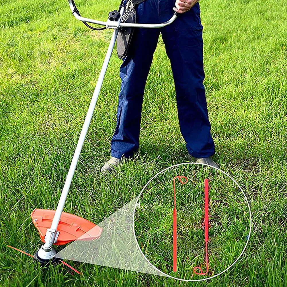 

Blades Grass Trimmer Blades Garden Tools 10PCS 6.5*0.85*0.2inch Flexible For 9 Lawn Mower Plastic Blade Replacement