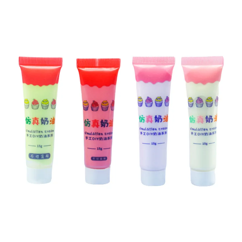 Кремовый клей сделай сам заколка для волос материал упаковка ручной работы