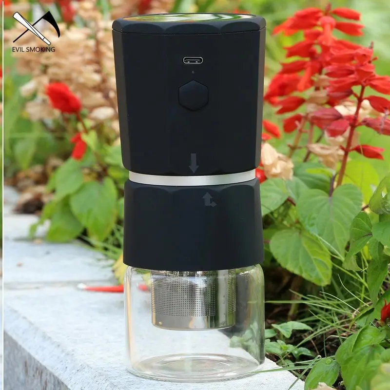 

EVIL SMOKING LTQ Handheld Electric Tobacco Grinder with Cigarette Maker Built-in 1100mah Battery Type-C USB Charger Herb Crusher