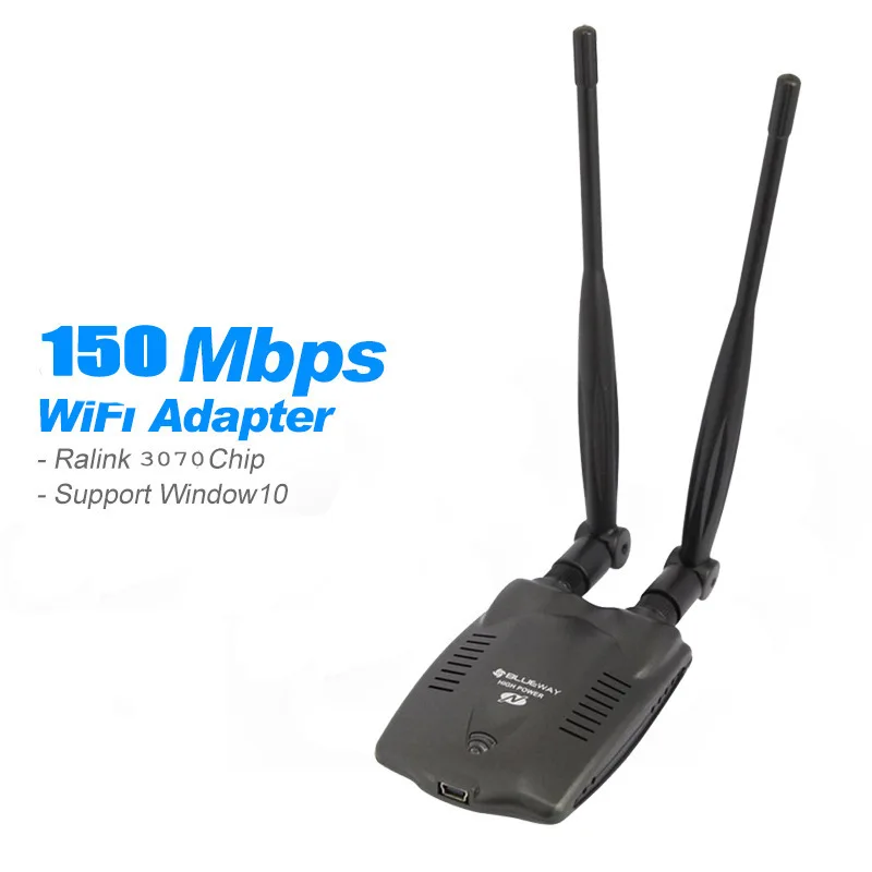 

USB High-power Wifi Wireless Network Card Receiver, 2.4G Wireless Network WIFI Signal Receiver 300 Mbps