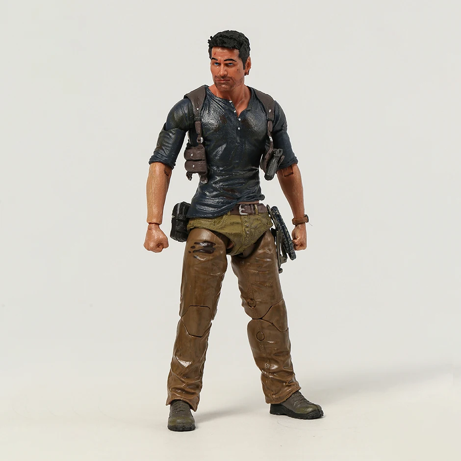 NECA Uncharted 4 A краж с концом Нейтан Дрейк 7 дюймов ПВХ экшн-фигурка Коллекционная