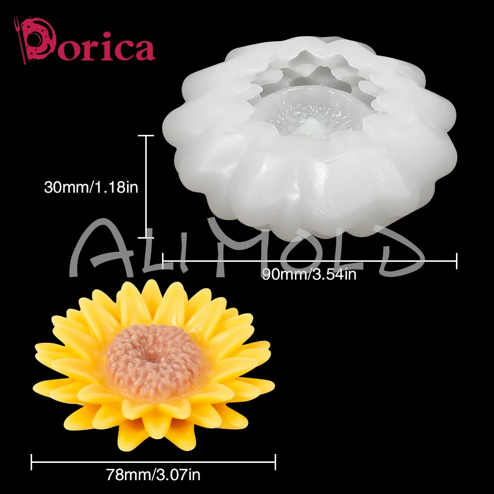 

Силиконовые формы для подсолнуха Dorica