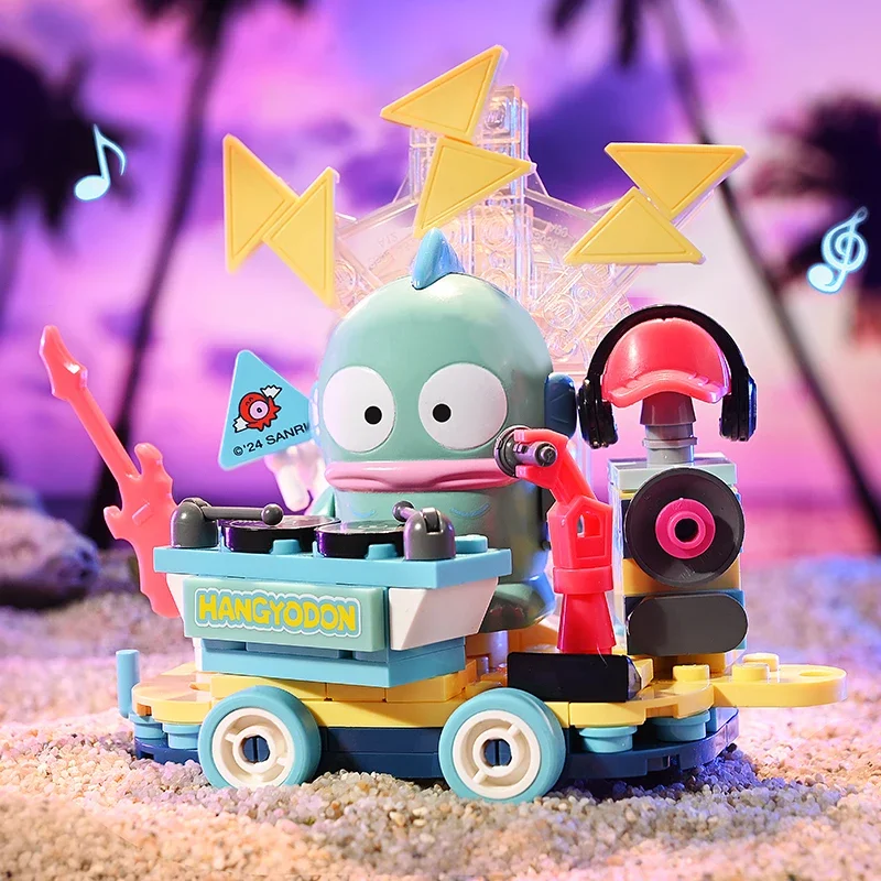 Keeppley строительные блоки Sanrio плавучий парад Hello Kitty My Melody Hangyodon уличная сцена