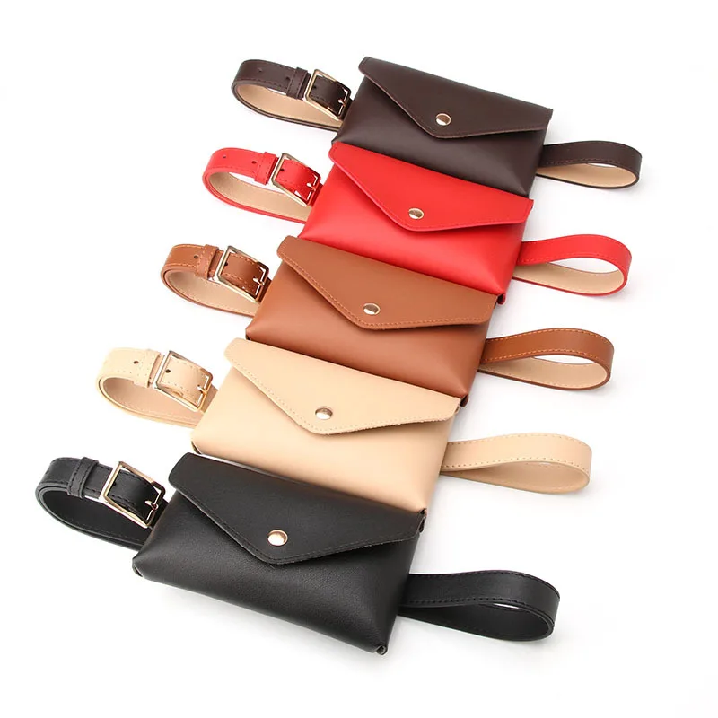 

Small Mini For Women Bag Mobile Phone Female Waist Fanny Pack Belt Bum Hip Belly Handbag Lady Purse Kangaroo Banano Banana Side