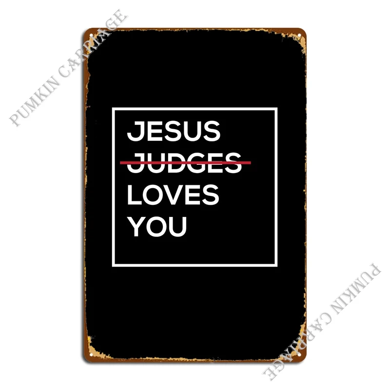 

Металлический плакат с изображением Иисуса любит вас