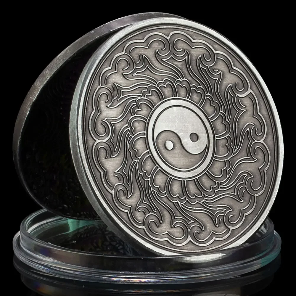 Цвет Феникса Нирвана посеребренные сувениры монеты памятные украшения для дома