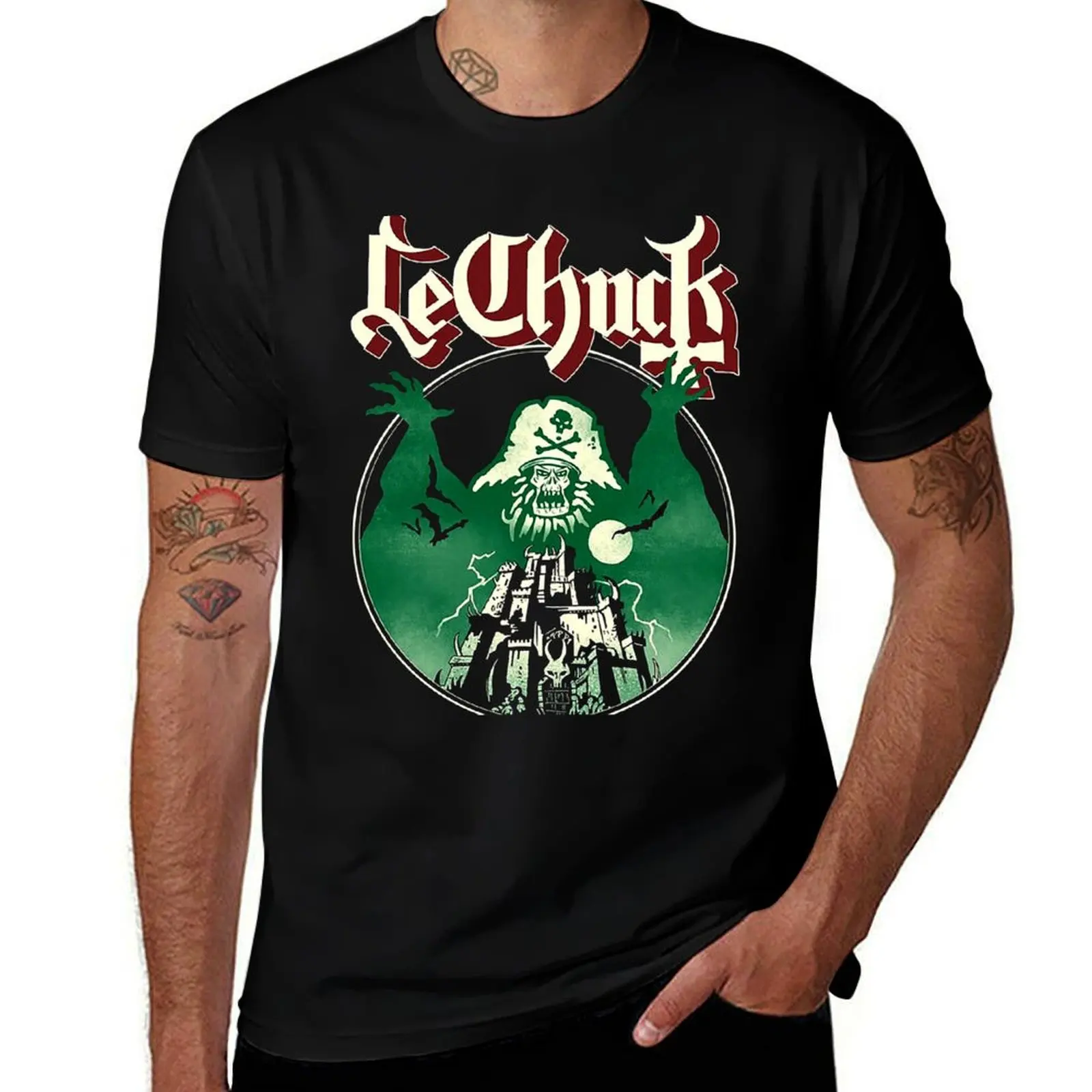 Фото Футболка Best Merchandise Ghost Pirate LeChuck, дизайнерская мужская футболка, хлопковая футболка для мужчин, мягкая хлопковая футболка №1