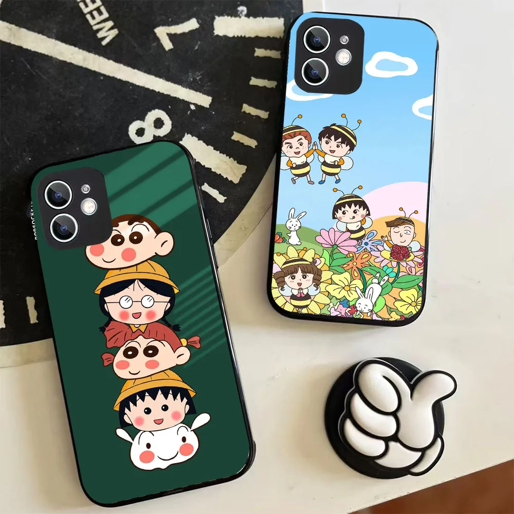 Черный силиконовый чехол для Samsung Note 10 20 S7 8 9 Plus Lite Ultra Edge Max WDA-32 Sakura Momoko