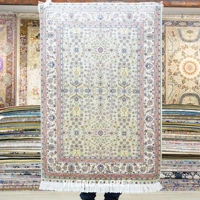 2 7x4 hereke carpet light green vantage exquisite turkish oriental silk rug yl0529