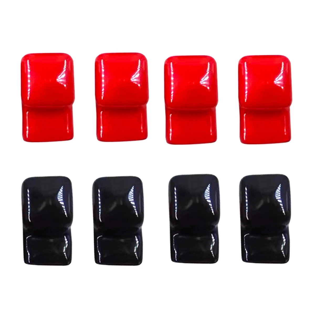 

Защитные клеммы из ПВХ JIKONG, 16 шт., красный/черный