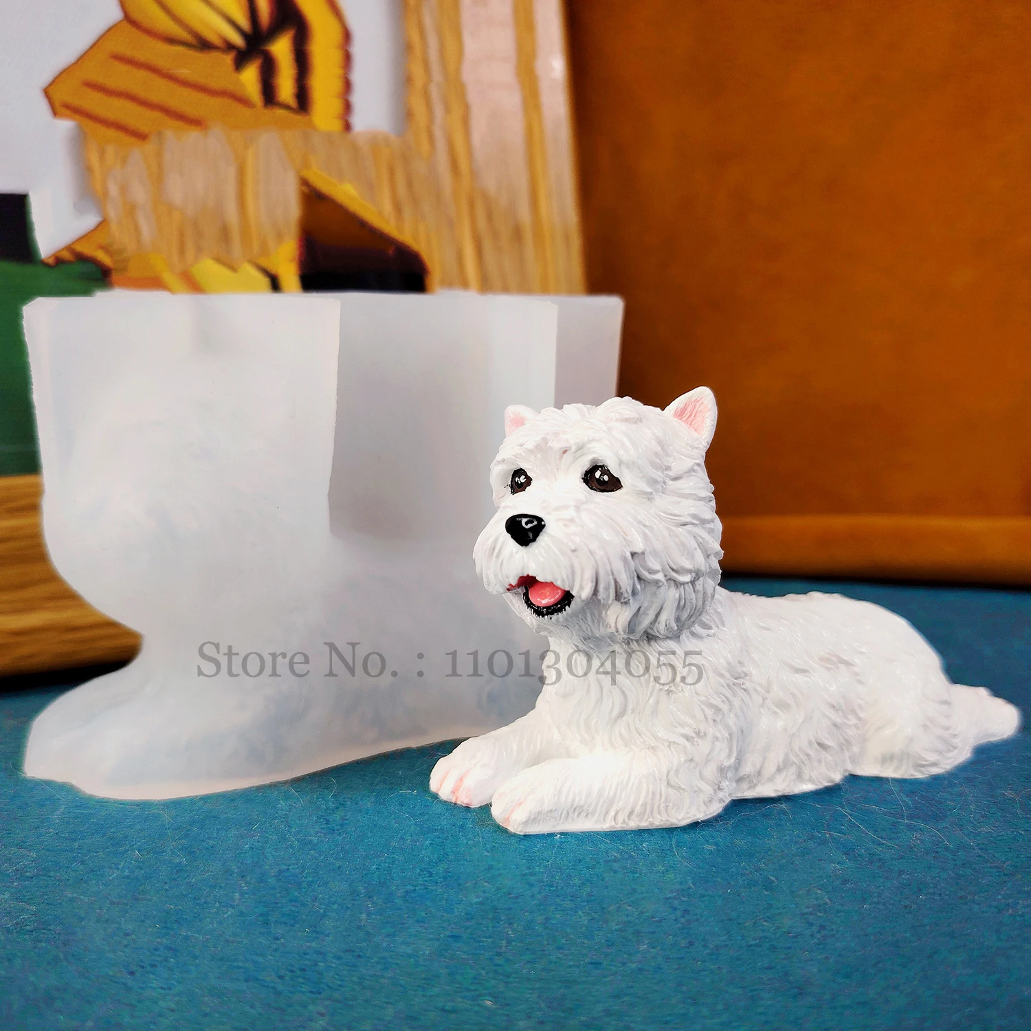 Силиконовая форма для собак из смолы эпоксидной инструменты рукоделия 3D