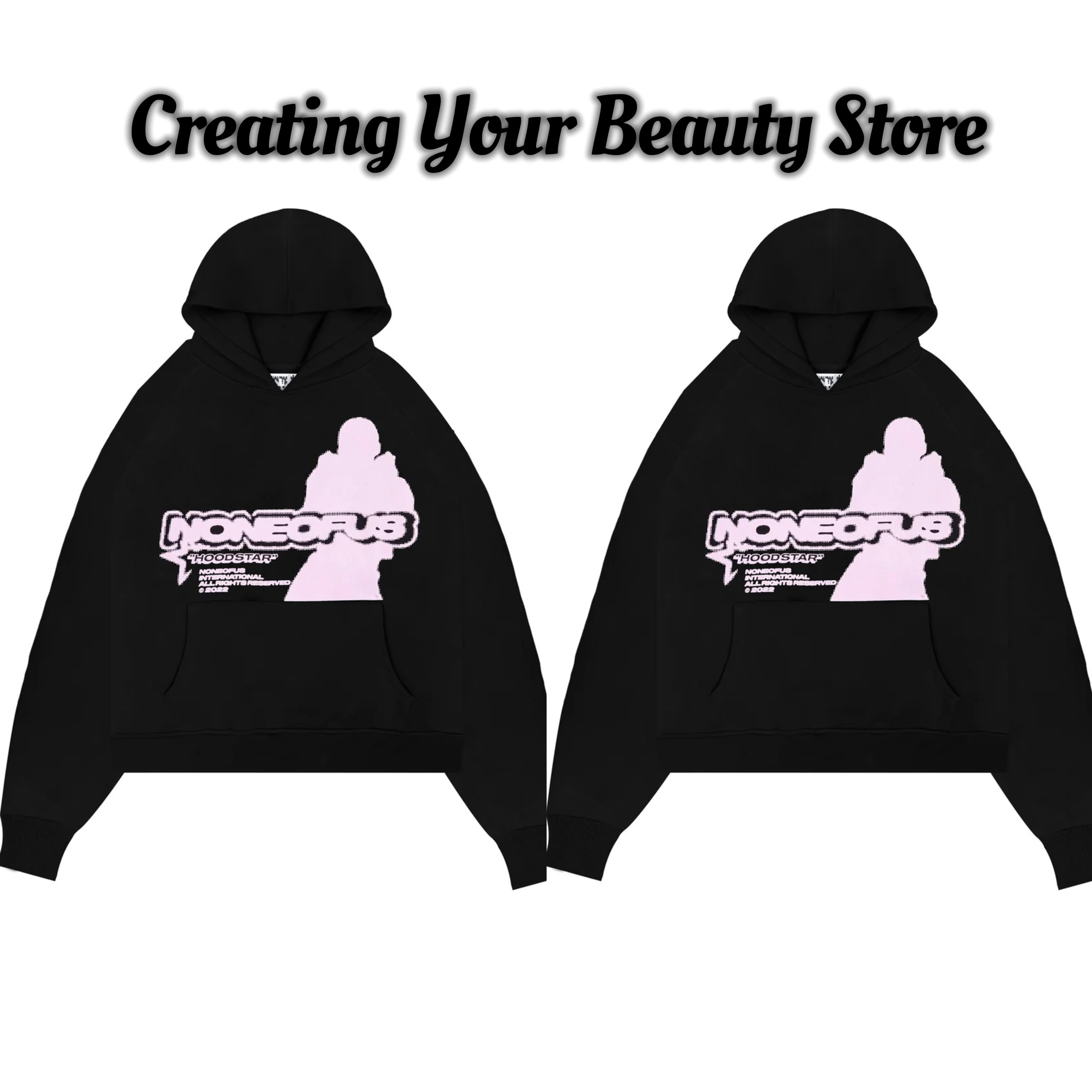 

Y2K Hoodie Harajuku Women's high street Letter Graphic Printing Oversized Hoodie Sweatshirt Punk Rock Gothic Clothes Tops Stree