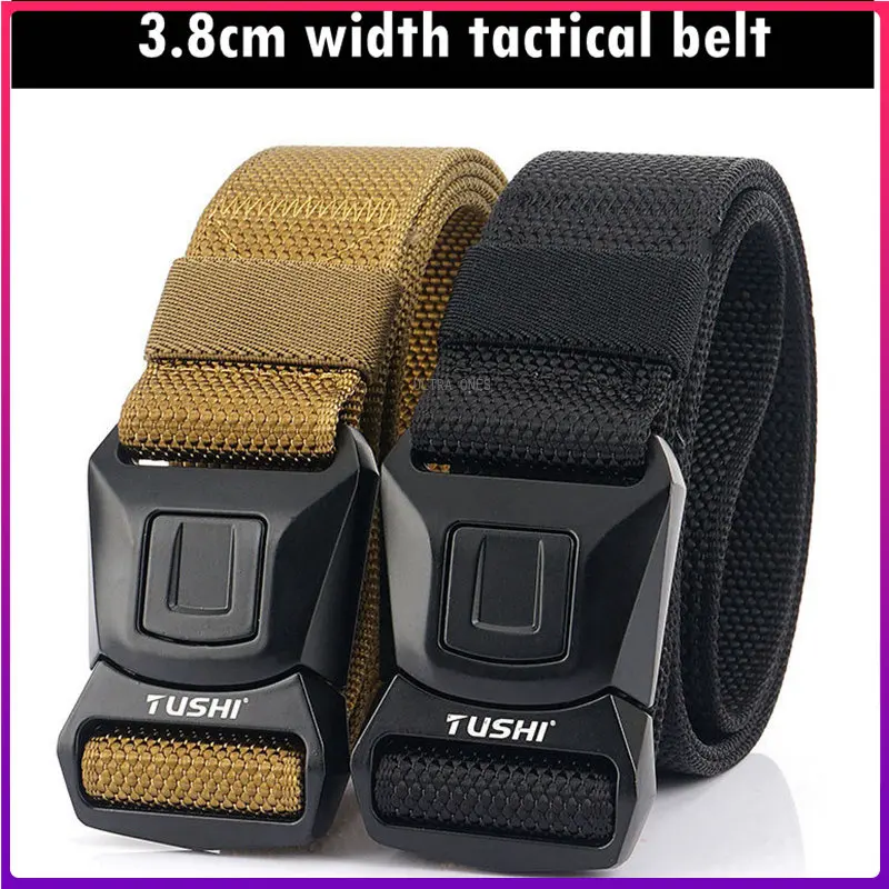 

Hunting Belt Tactical Training Combat Airsoft Quick Release Waits Belts Shooting Paintball Cs Games Nylon Durable Girdle
