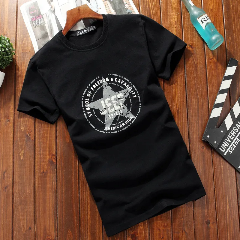 

8022-T-quick-drying t-shirt men's half sleeve men's printing men's s