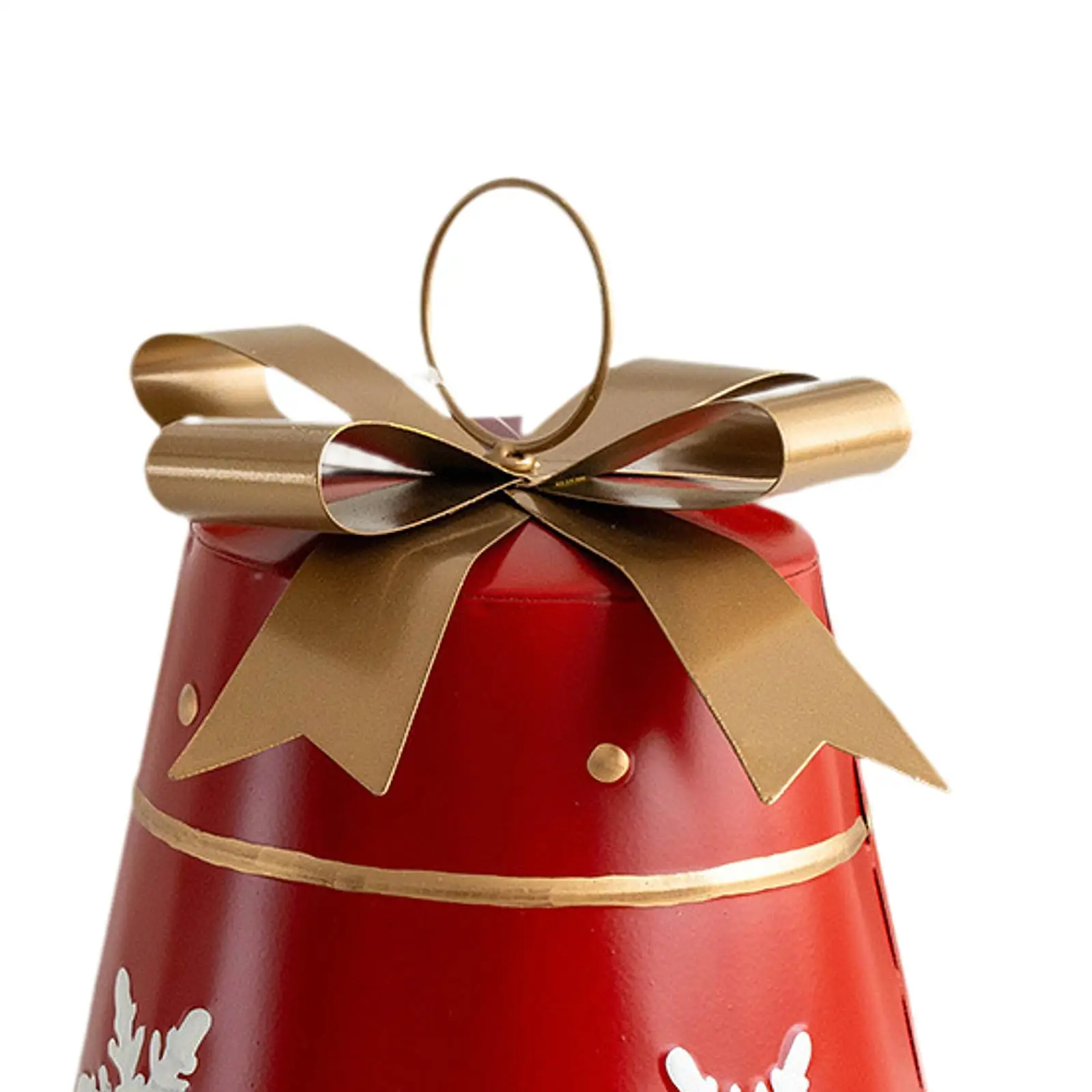 Металлический рождественский колокольчик прочный универсальный орнамент 8 4x11