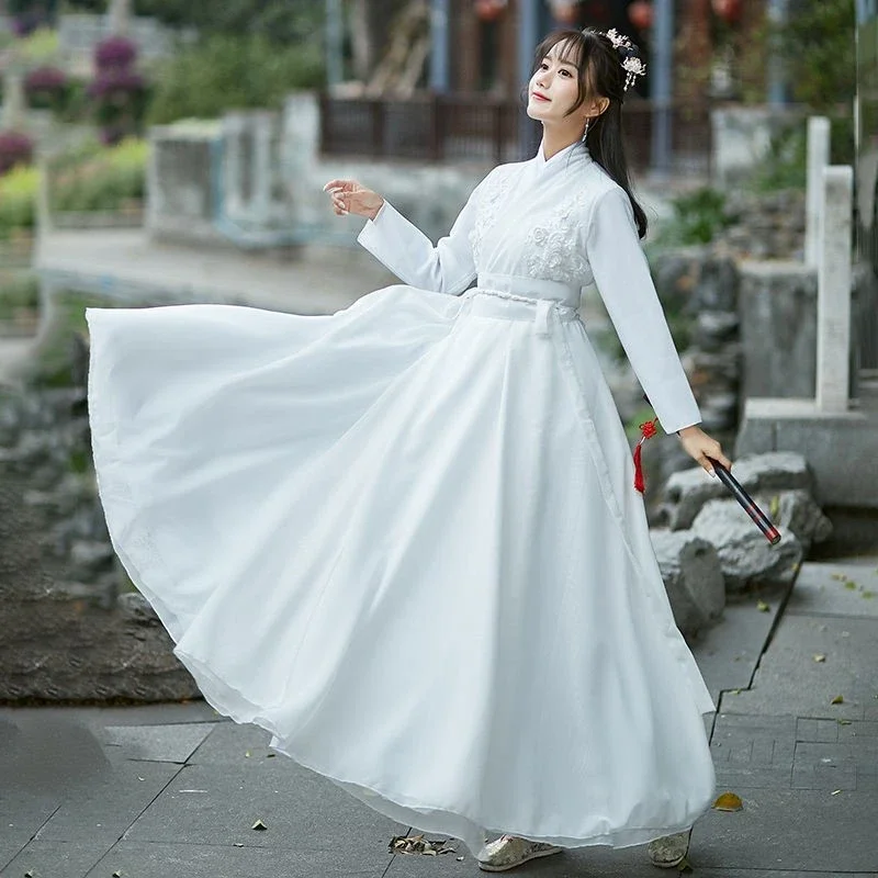 Современное женское традиционное китайское платье Hanfu кимоно для женщин в стиле