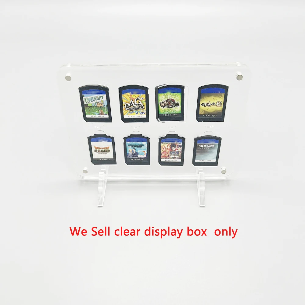 

Transparent acrylic game display box For PSV accessories game card box magnetic suction Case