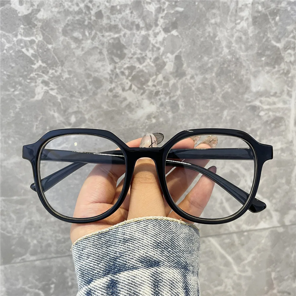 

2023 Myopia Glasses for Women and Men Fashion Solid Color Large Frame Eyewear