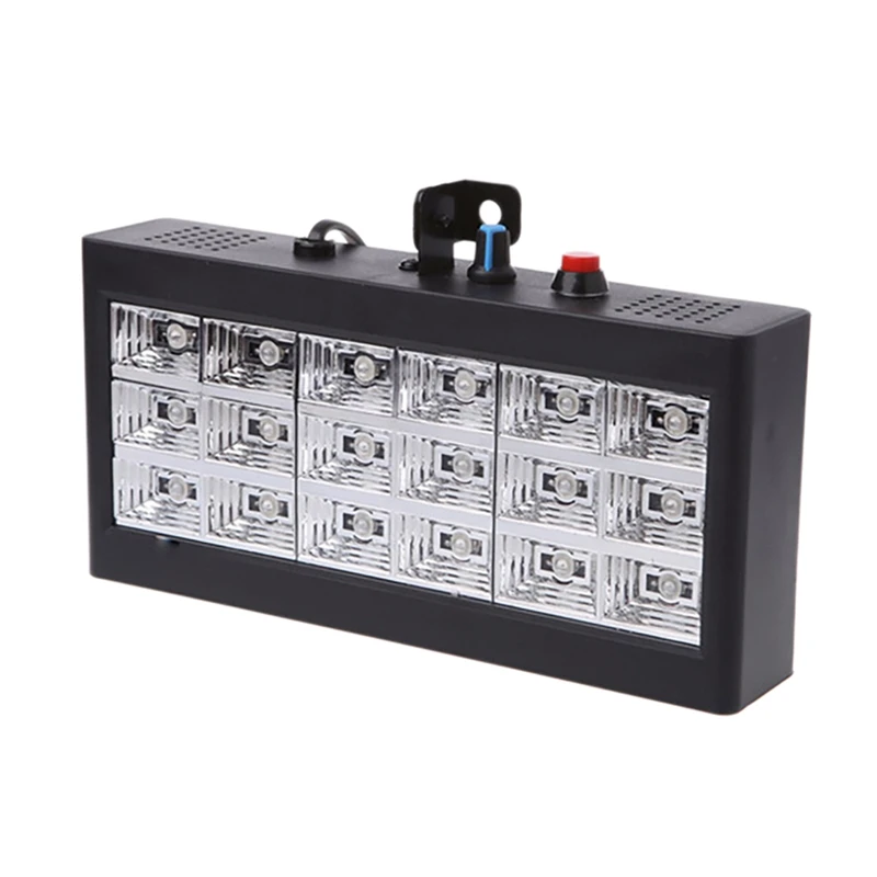

Hot Mini Strobe Light 18 LED Party Stage Light Sound Control Stage Light Disco Dj Light Party Wedding Ktv Bar