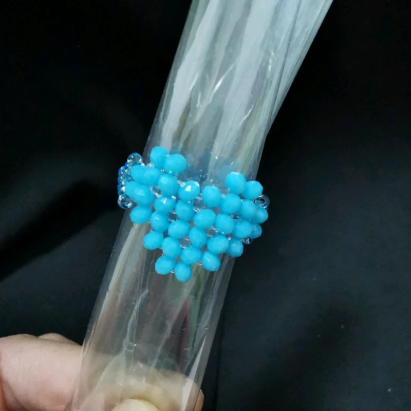 Новые хрустальные бусины красное кольцо в форме сердца с любовью женские