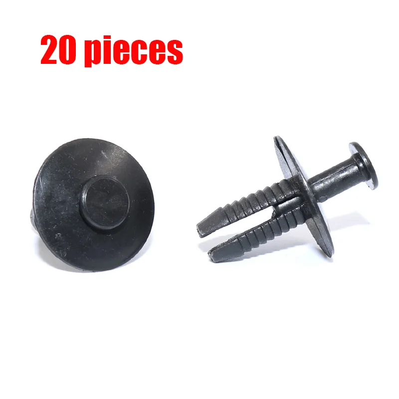 

20 шт., пластиковые заклепки для бампера и юбки