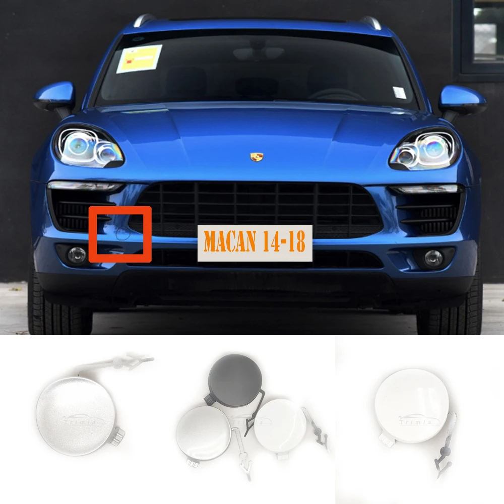 

Fit 14-18 Porsche 95B Macan Base GTS Turbo S 2.0L 2.9L 3.0L 3.6L SUV FRONT TOW EYE CAP COVER 95B807156B