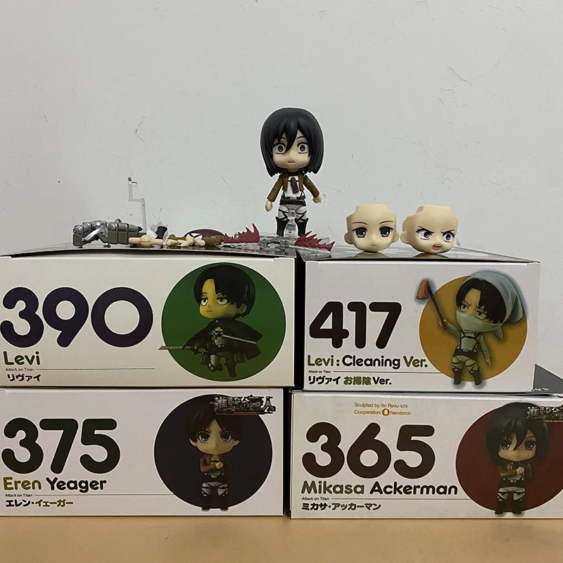 

Attack on Titan Mikasa Ackerman 365 Figure Rivaille Levi Ackerman 390 Eren Jaeger 375 Rival Ackerman 417 Figure Toy