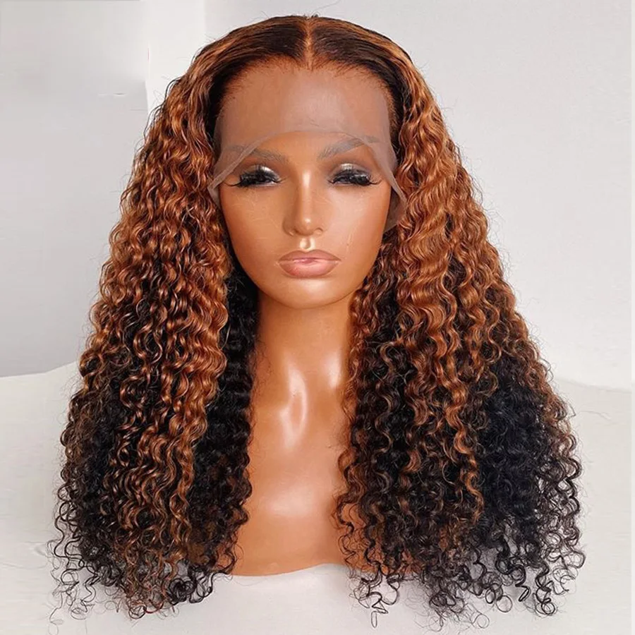 

Мягкие кудрявые волосы Омбре медовая Блондинка безклеевые 26 дюймов длинные 180 плотность кудрявые кружевные передние парики для черных женщин Babyhair Daliy