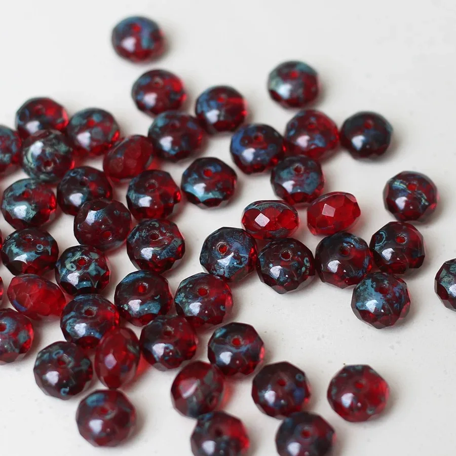 10 шт. 6*9 мм бусины ручной работы браслет ожерелье серьги свободные украшения DIY