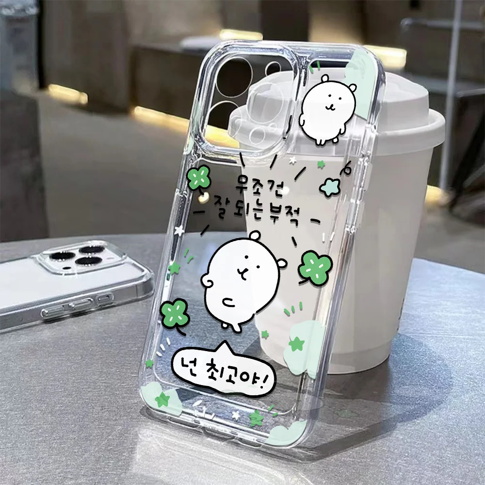 Фото Чехол для телефона Art Japans Nagano's Bear для Samsung Galaxy S25 S24 S23 S22 S21 FE Note20 Edge Plus Ultra Lite 5G с прозрачной задней крышкой №5